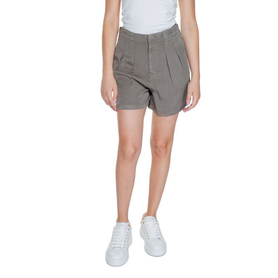 Short en lyocell gris Vero Moda