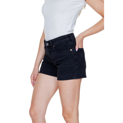 Short en coton noir Vero Moda