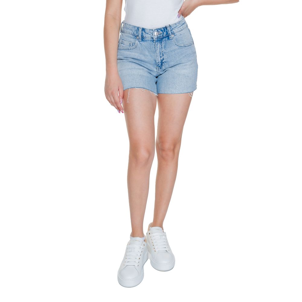 Short en coton bleu clair Vero Moda