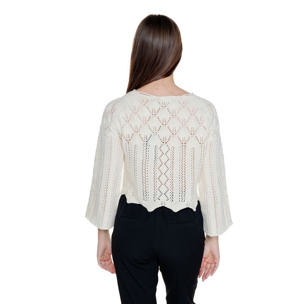 Vero Moda beige katoenen top en T-shirt