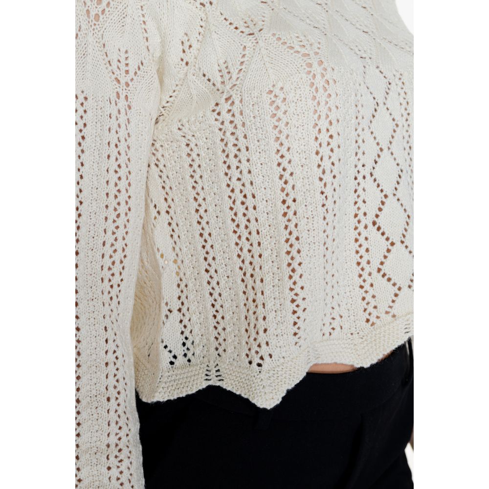 Vero Moda beige katoenen top en T-shirt