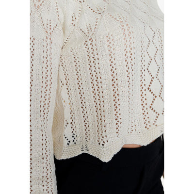 Vero Moda beige katoenen top en T-shirt