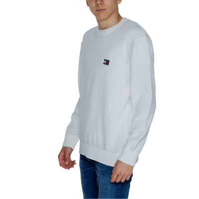 Tommy Hilfiger Jeans Witte Katoenen Trui