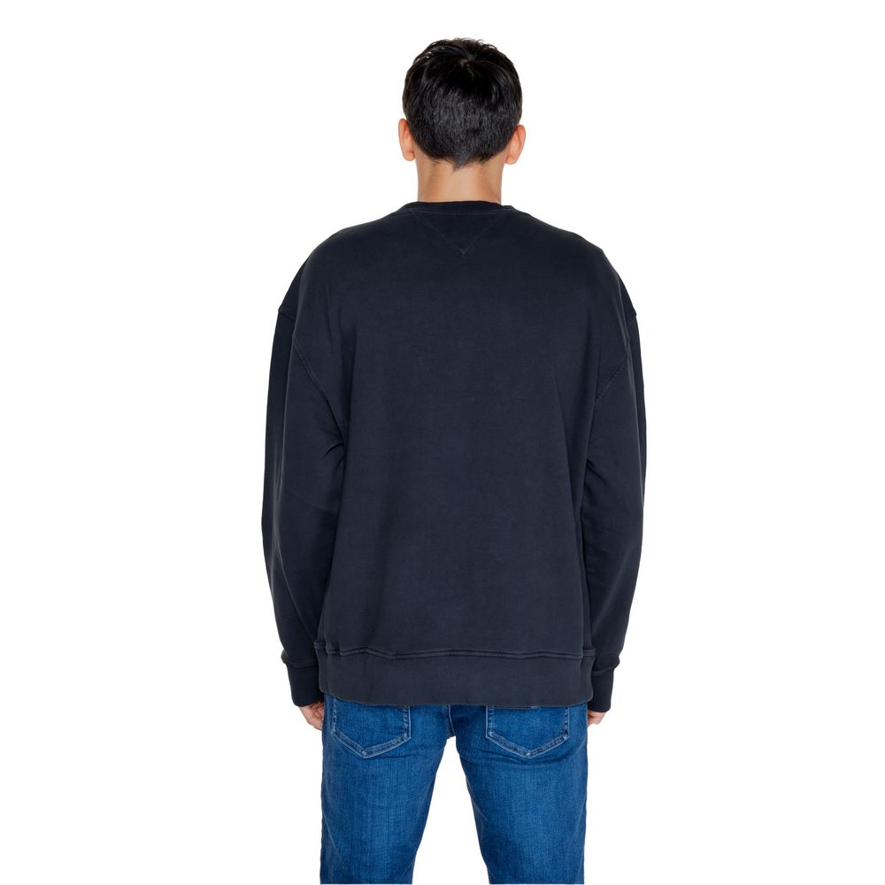 Sweat-shirt en coton noir Tommy Hilfiger Jeans
