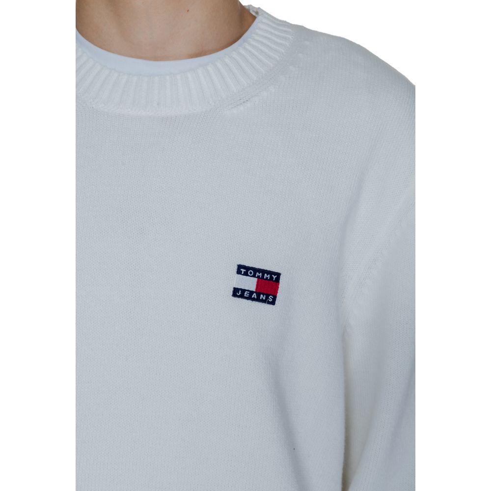 Tommy Hilfiger Jeans Witte Katoenen Trui