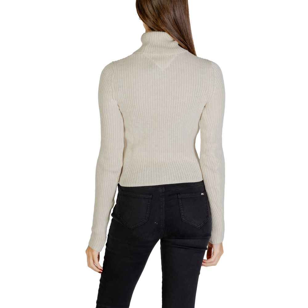Pull beige en polyester recyclé Tommy Hilfiger Jeans