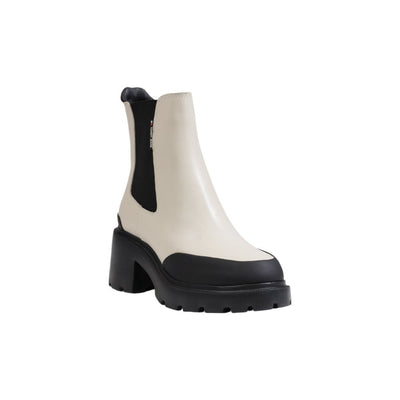 Tommy Hilfiger Jeans Bottines en cuir beige