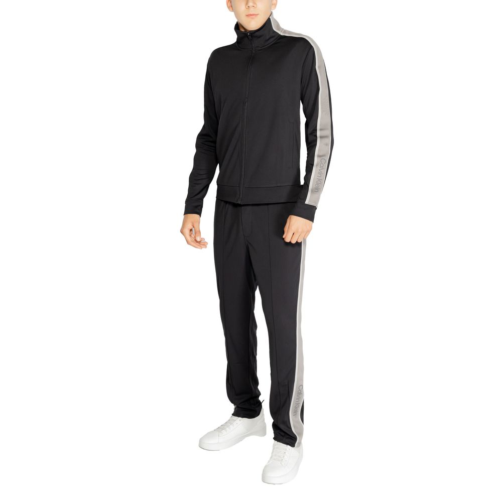 Sweat-shirt Calvin Klein Sport noir en polyester recyclé