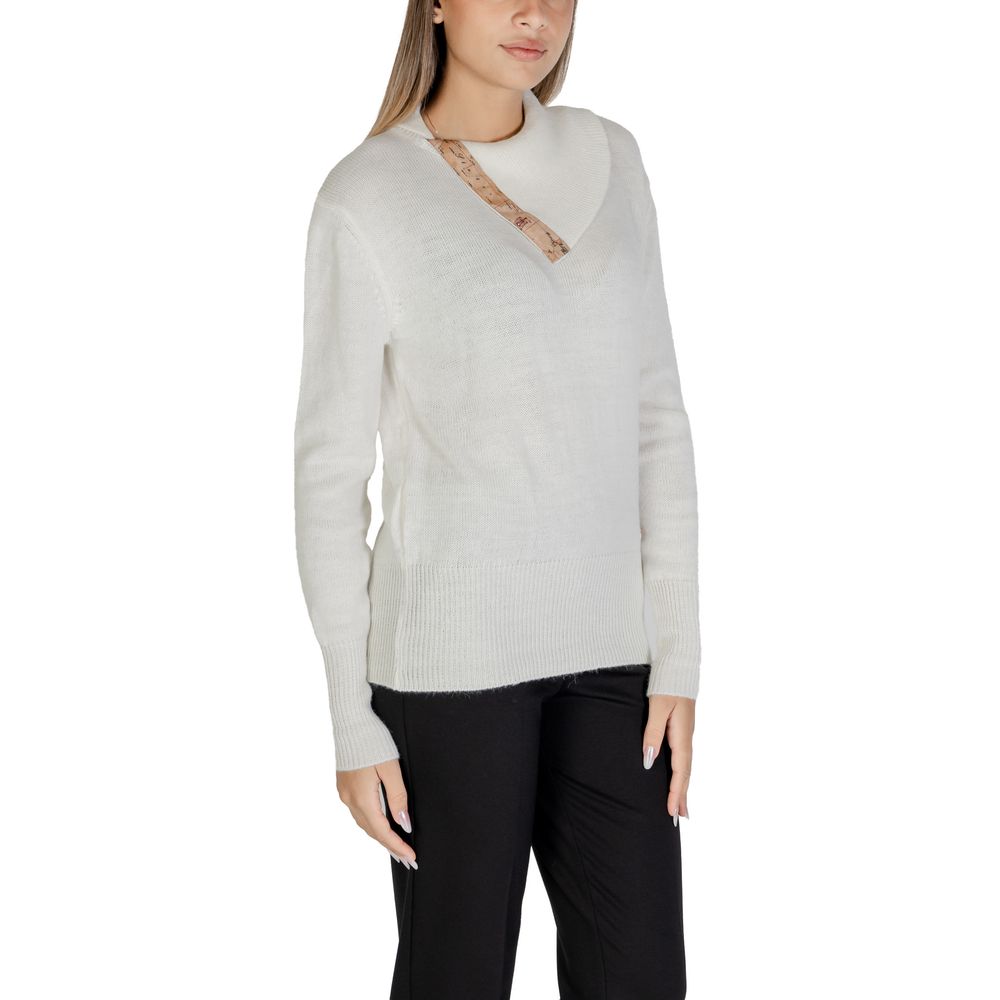 Alviero Martini Prima Classe witte viscose trui
