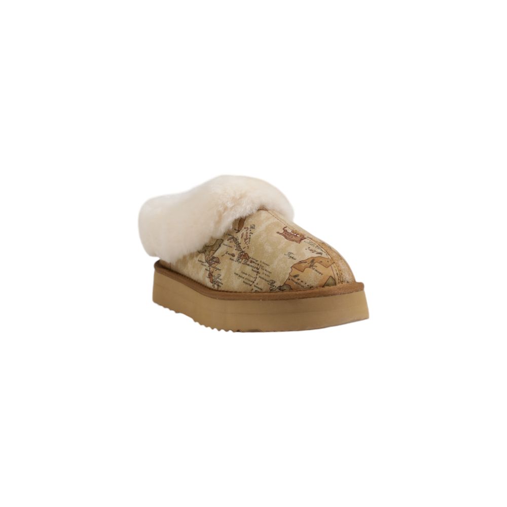 Cheville Alviero Martini Prima Classe en tissu beige