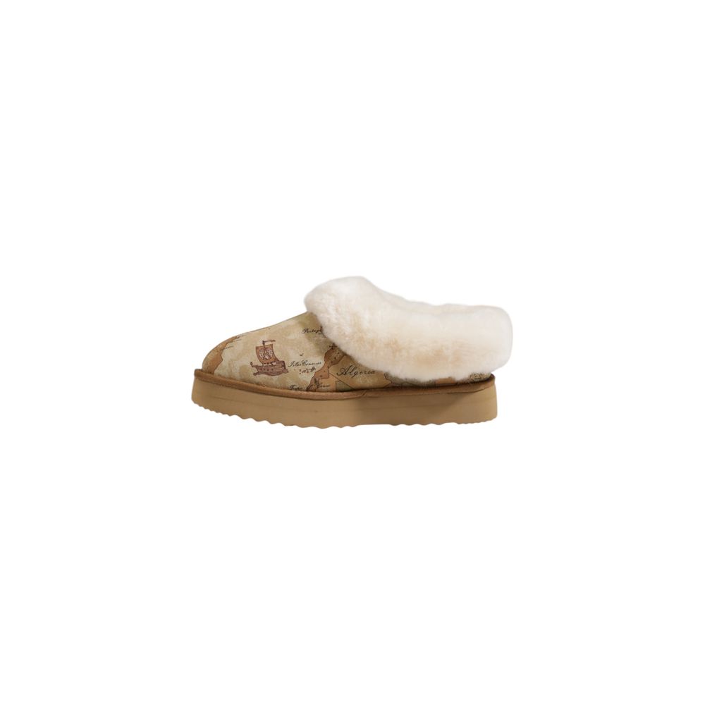 Cheville Alviero Martini Prima Classe en tissu beige