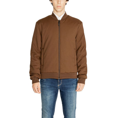 Antony Morato Brown Polyester Jackets & Coat