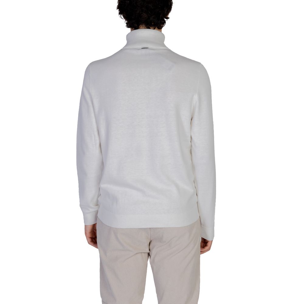 Antony Morato - Col roulé en coton blanc