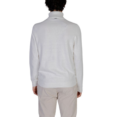 Antony Morato - Col roulé en coton blanc