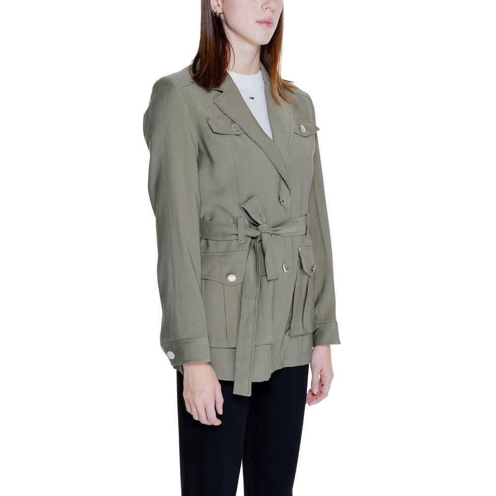 Blazer en viscose vert Morgan De Toi