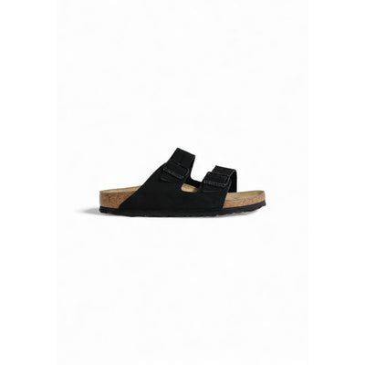Sandale Birkenstock en cuir suédé noir