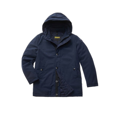Parka en polyéthylène bleu Blauer