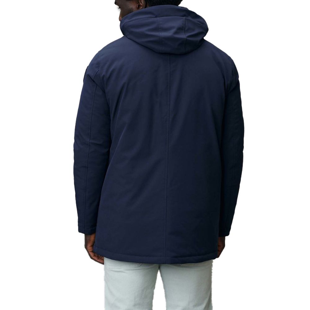 Parka en polyéthylène bleu Blauer