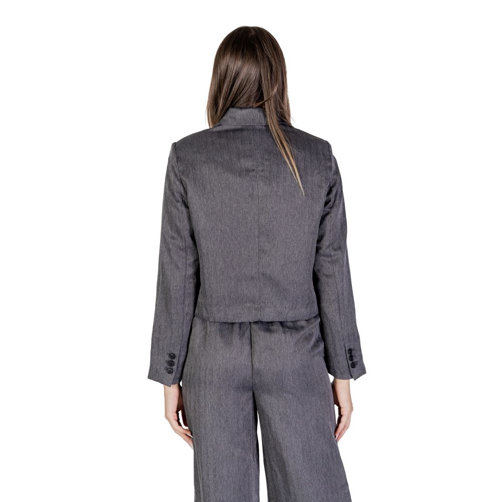 Blazer gris en polyester Jacqueline De Yong