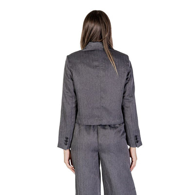 Blazer gris en polyester Jacqueline De Yong
