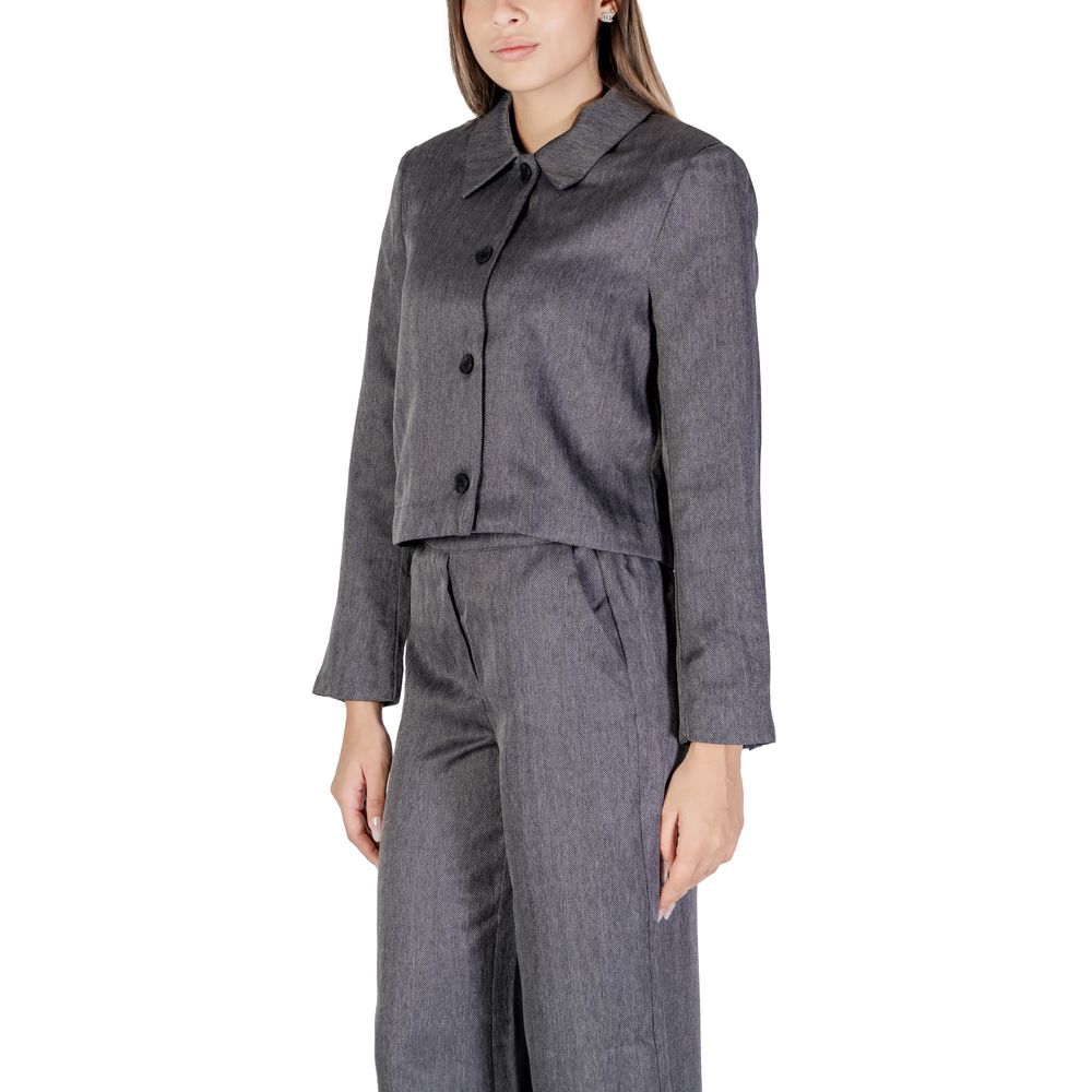 Blazer gris en polyester Jacqueline De Yong