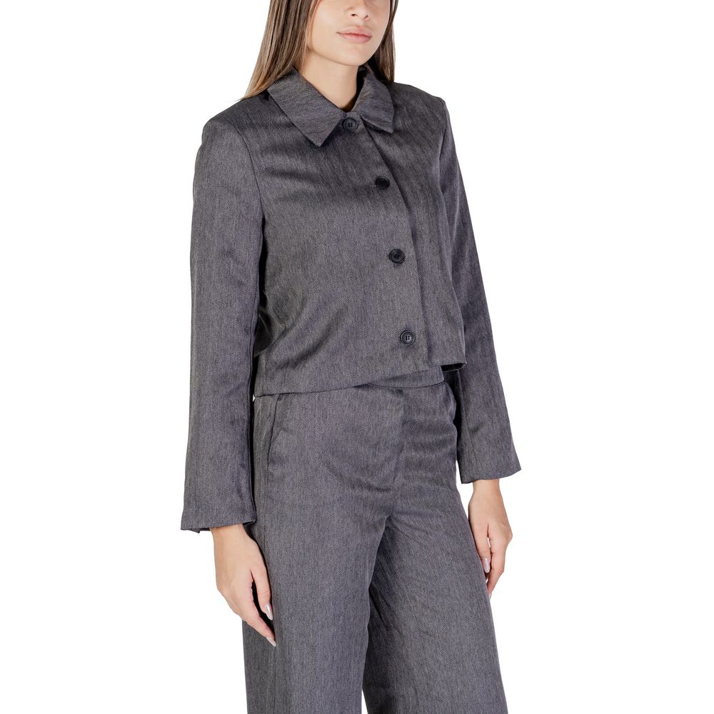 Blazer gris en polyester Jacqueline De Yong