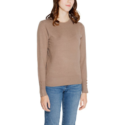 Jacqueline De Yong Beige Viscose Sportswear