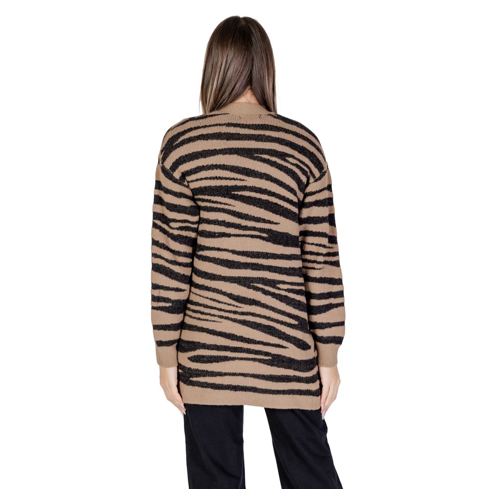 Cardigan en nylon marron Jacqueline De Yong