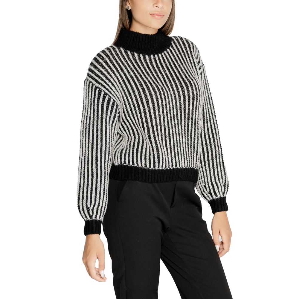 Jacqueline De Yong Zwarte Polyester Trui
