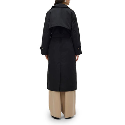 Vero Moda Zwarte Polyester Trenchcoat