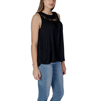 B.Young Zwarte Viscose Top