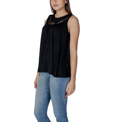 B.Young Zwarte Viscose Top