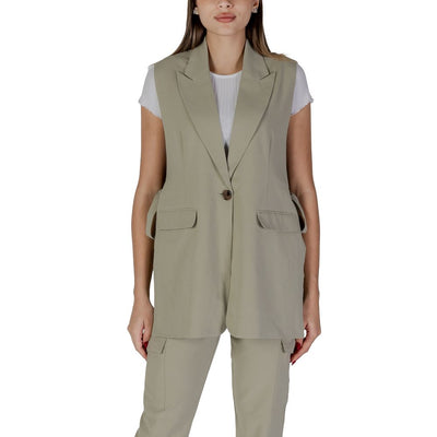 Gilet en polyester vert B.Young