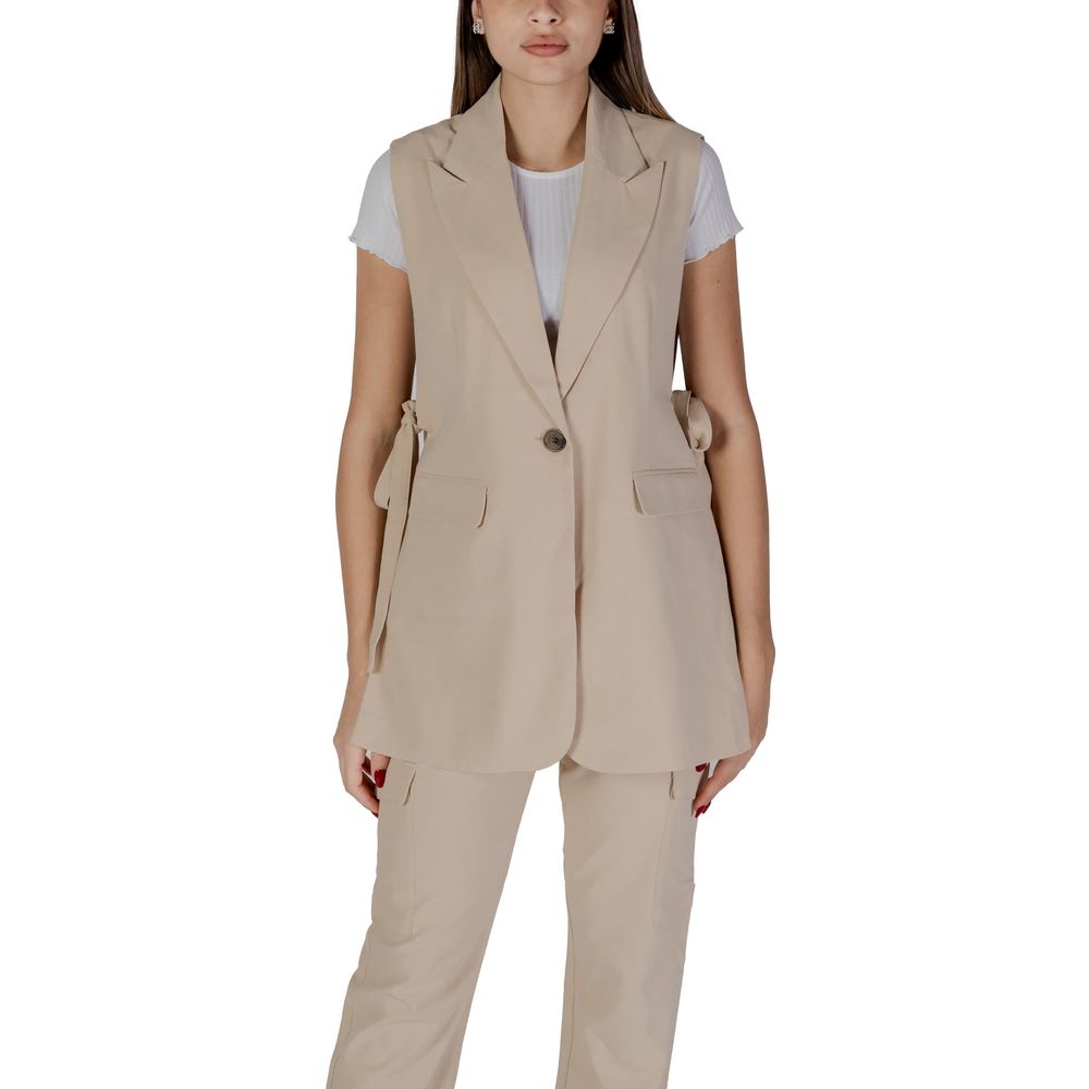 Gilet en polyester beige B.Young