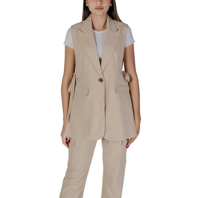 Gilet en polyester beige B.Young