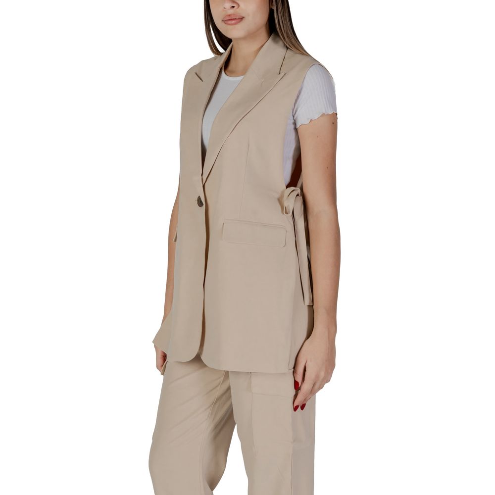 Gilet en polyester beige B.Young