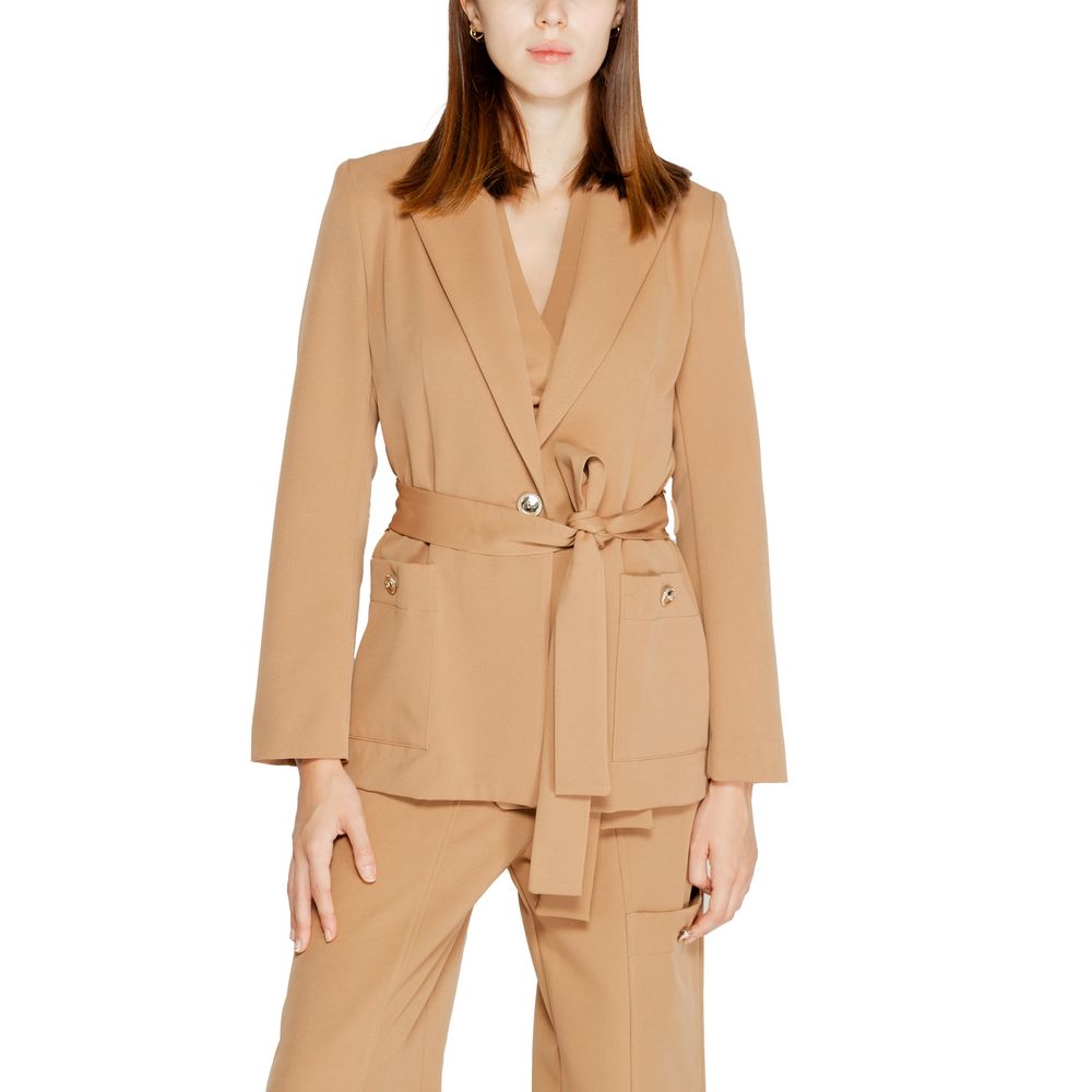 Blazer en polyester beige Rinascimento