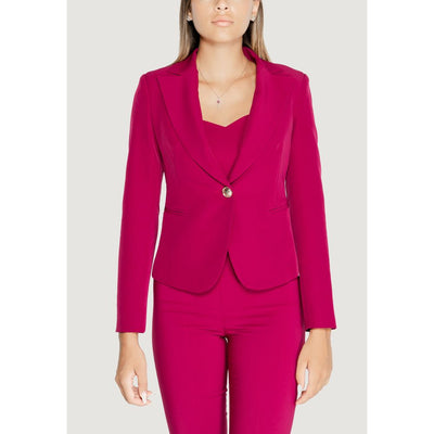 Blazer Bordeaux en Polyester Rinascimento