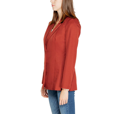 Blazer rouge en polyester Vero Moda