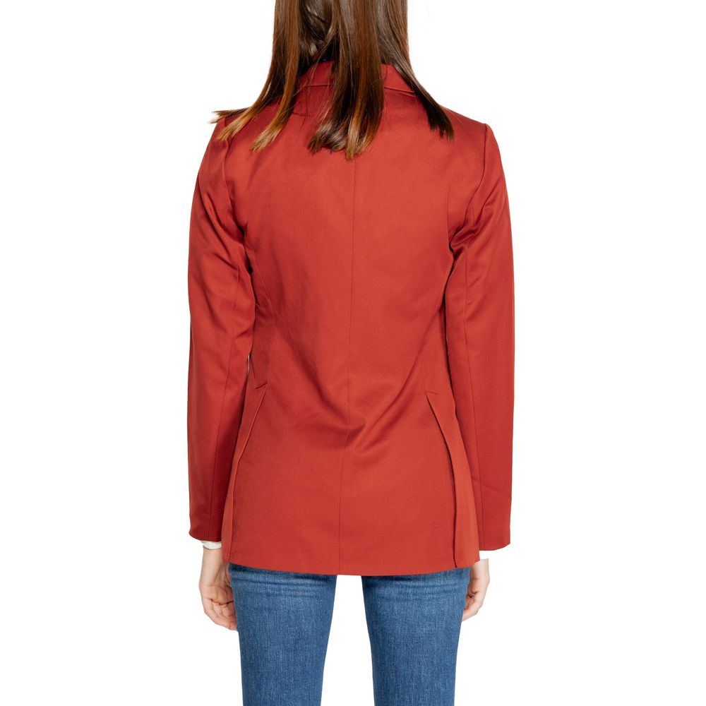 Blazer rouge en polyester Vero Moda