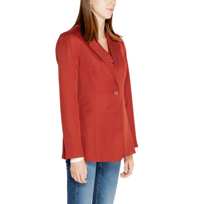 Blazer rouge en polyester Vero Moda