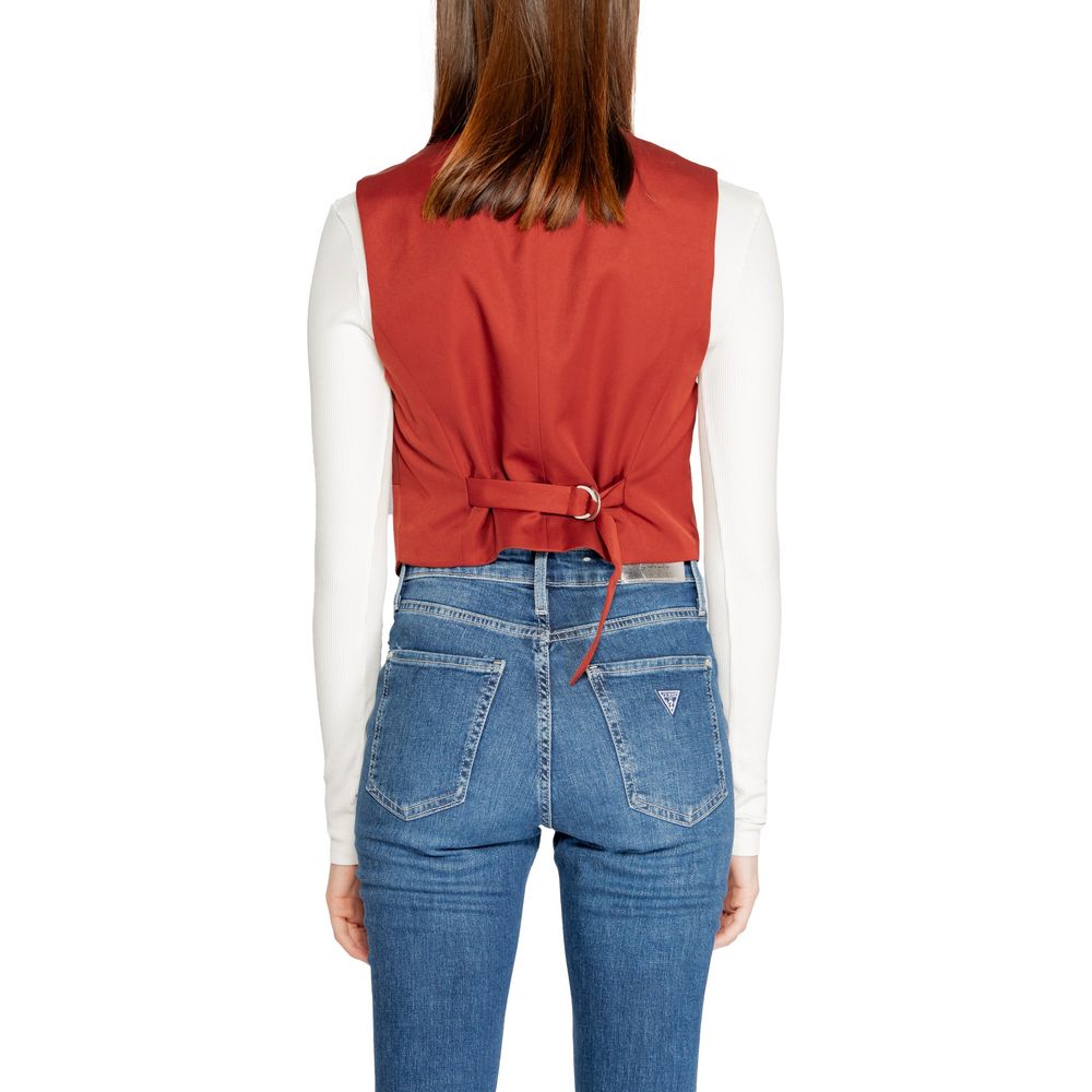 Gilet en polyester rouge Vero Moda