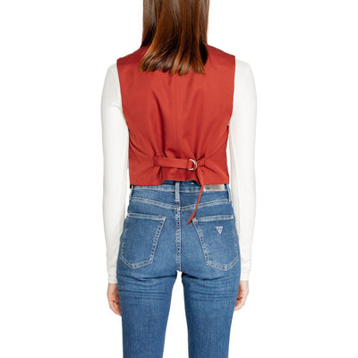 Gilet en polyester rouge Vero Moda