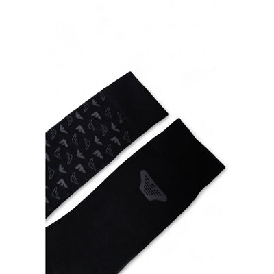 Emporio Armani Underwear Zwarte Katoenen Sok