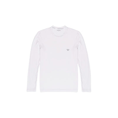 Sous-vêtements Emporio Armani blancs en modal à manches longues