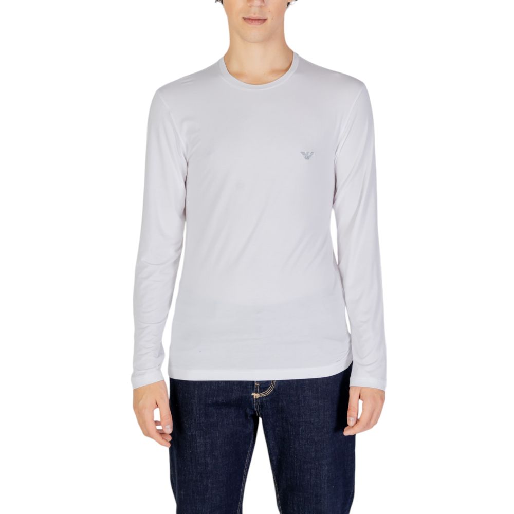 Sous-vêtements Emporio Armani blancs en modal à manches longues
