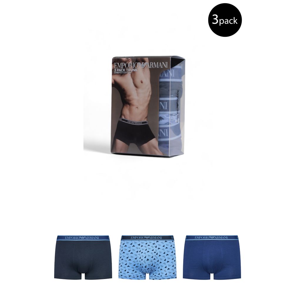 Emporio Armani Ondergoed Blauw Katoenen Ondergoed