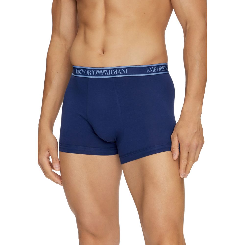 Emporio Armani Ondergoed Blauw Katoenen Ondergoed