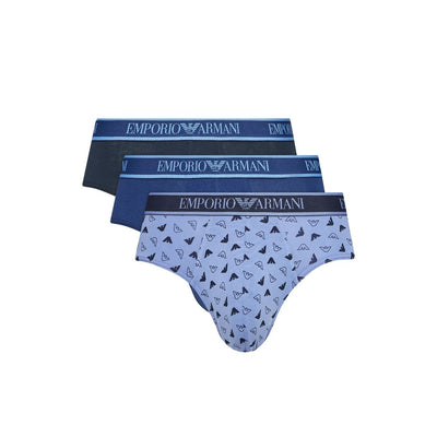 Emporio Armani Ondergoed Blauw Katoenen Ondergoed