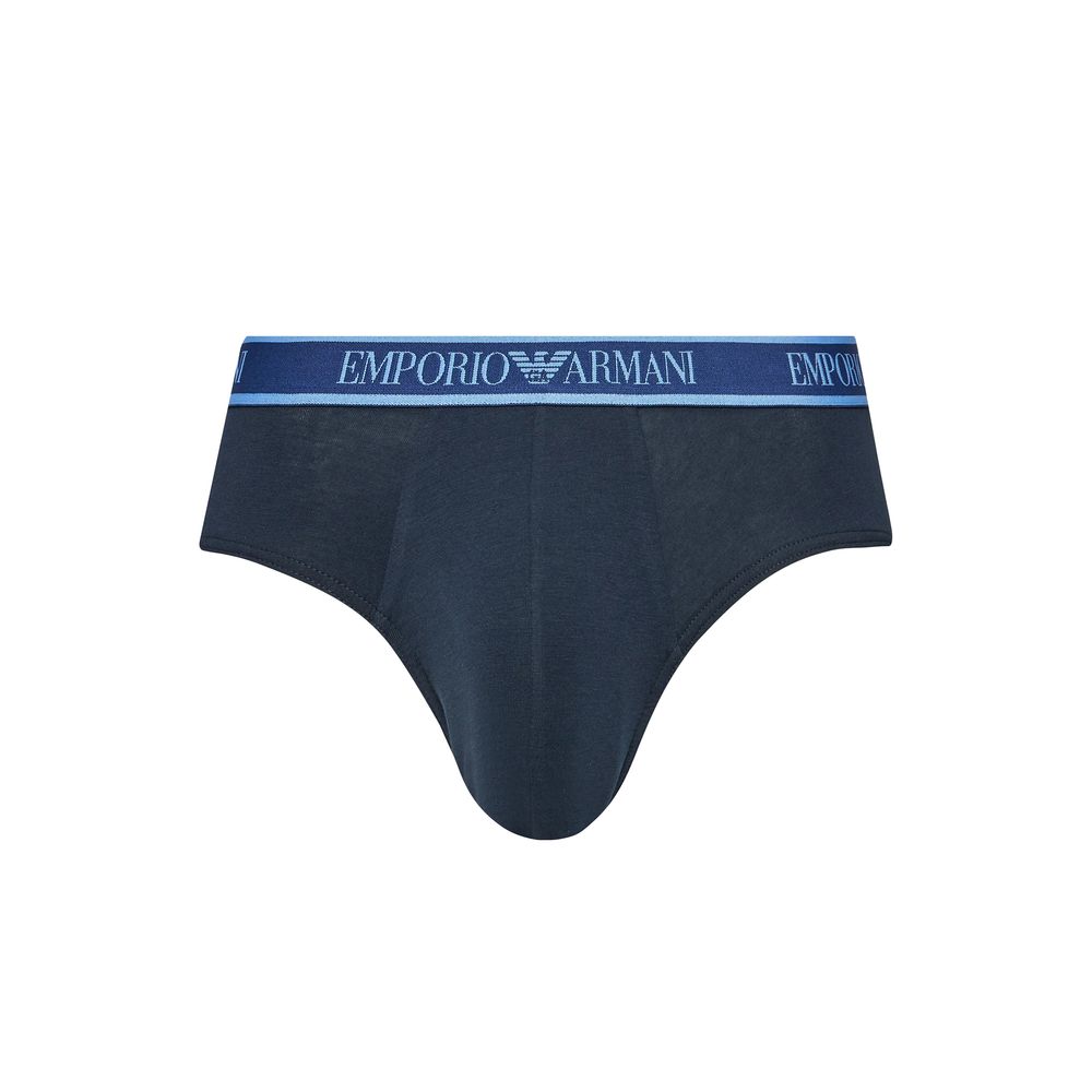 Emporio Armani Ondergoed Blauw Katoenen Ondergoed